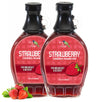 Green Jay Gourmet Strawberry Syrup - 3 Ingredient Premium Breakfast Syrup W/ Fresh Strawberries, Cane Sugar & Lemon Juice - All-