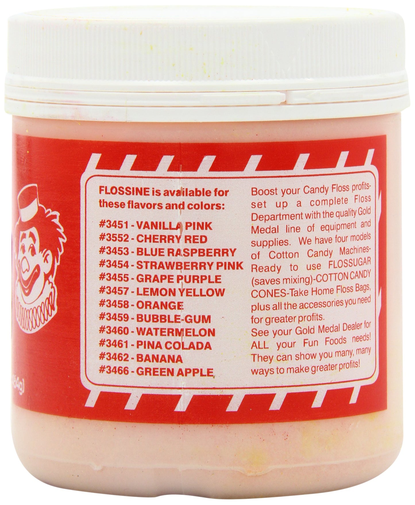 Gold Medal Flossine Can, Lemon Yellow