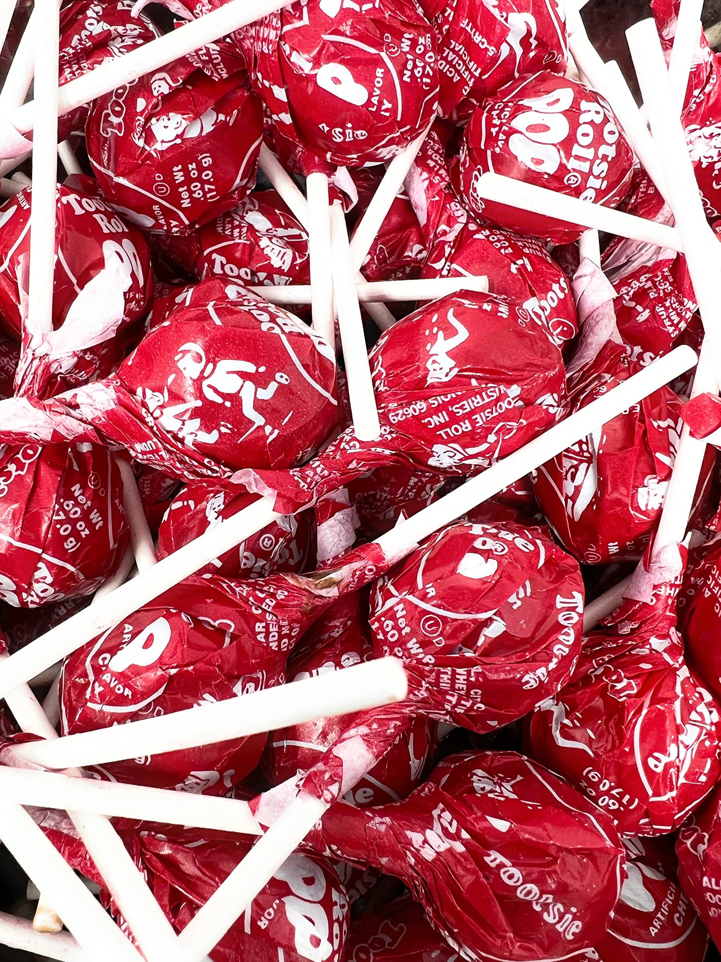 Holiday Cherry Red Tootsie Pops Bulk Candy 100 Count Lollipops Suckers Variety Value Pack Aprox. 4.5 Lbs (72 Oz)