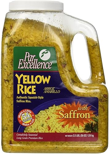 CHICHL Par Excellence Producers Yellow Rice, 3.5 lb (56 Ounce) - Premium Quality, Flavorful Side Dish for Every Meal