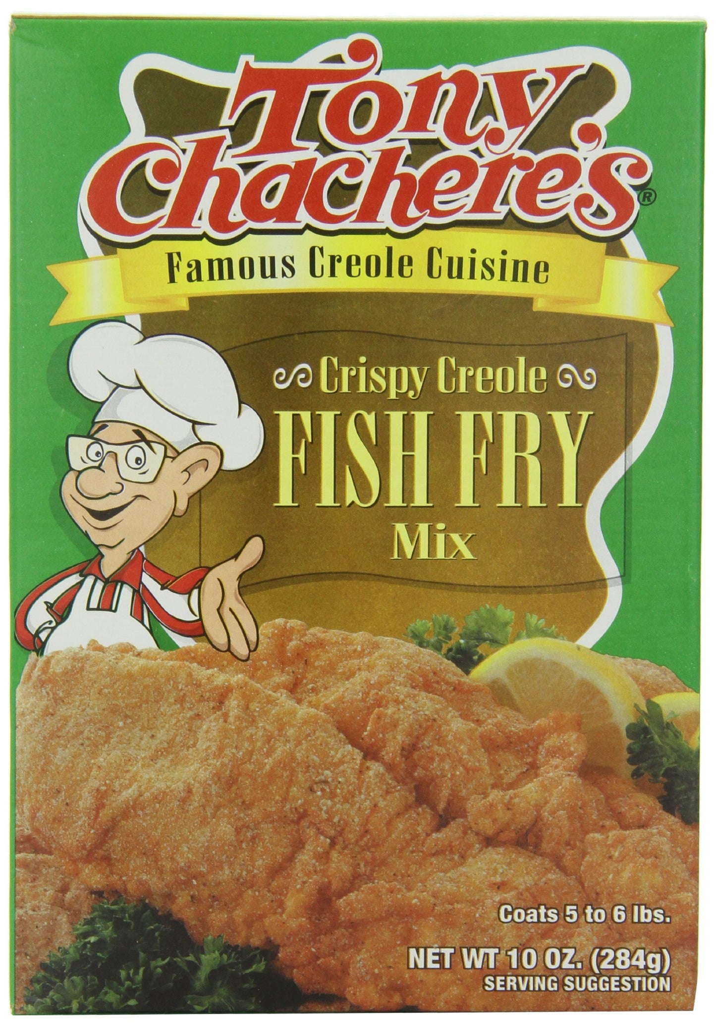 Tony Chachere's Crispy Fish Fry, 10-Ounces Packages (Pack of 12)