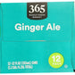 365 By Whole Foods Market, Ginger Ale Cans, 12 Fl Oz (Pack Of 12)