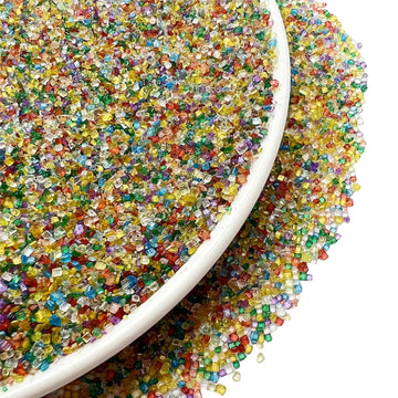 SE Si&Moos Rainbow Sanding Sugar Sprinkles Rainbow Sprinkles Sugar Rimmer for Cocktails, Edible Colored Sugars for Cookie, Cake,