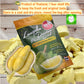 Durian King Of Fruit Vacuum Freeze Dried Fresh Durian Monthong Made From Real Fruit 50 Gram Or 1.75 Ounce Pack Of 2