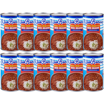Blue Runner Creole Cream Style Red Beans 27 Ounce (Pack of 12)