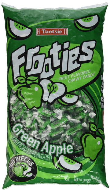 Tootsie Rolls Frooties Green Apple Candy (360 Count)