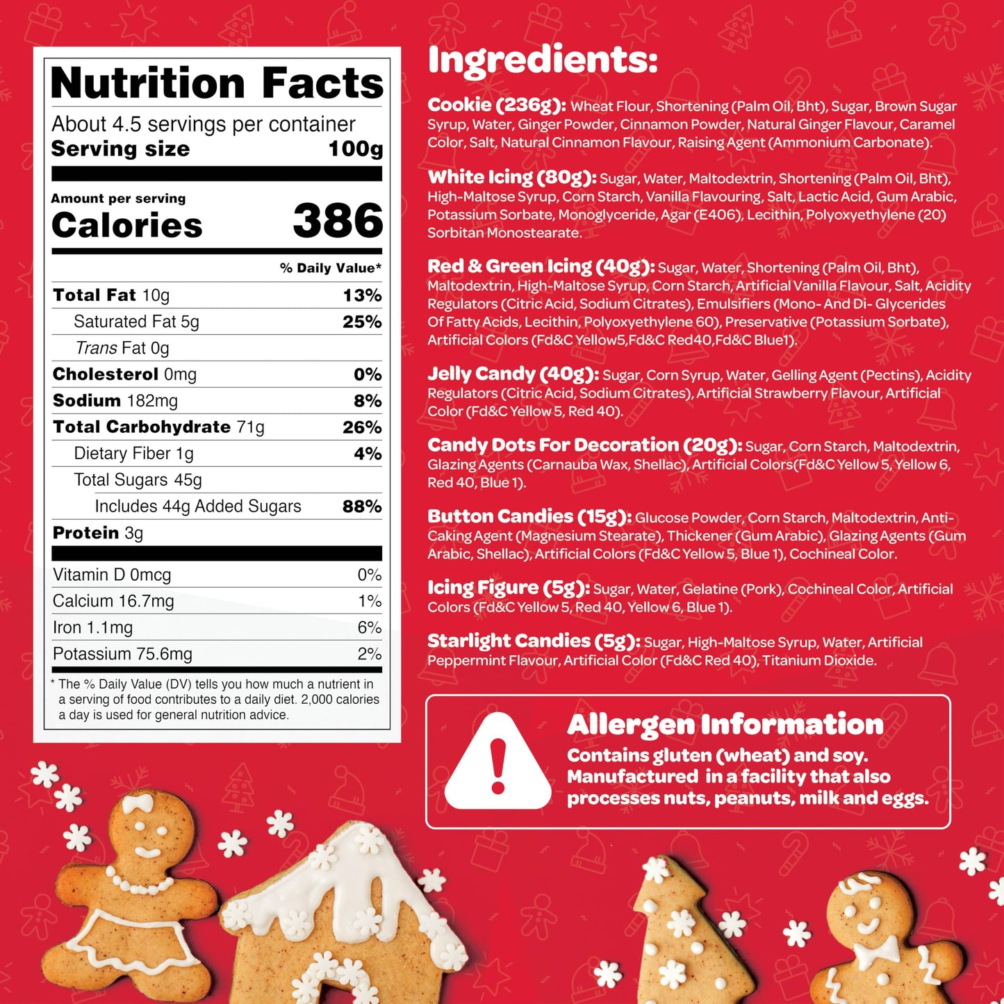 Gingerbread House kit [Set of 2] DIY Gingerbread House, Fun Holiday Activity for Kids, Ease Crafted Grooves Decor Kit of 2 House