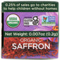 Spicely Organic Saffron 0.007 Oz Certified Gluten Free