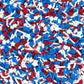 Sprinkles | Patriotic sprinkles | Red white and blue sprinkles | American sprinkles | Cookie sprinkles | July 4th sprinkles | Ma
