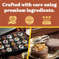 Mothers Day Cookies Gift Basket - 20 Gourmet Chocolate Covered Sandwich Cookies With Assorted Toppings - Assorted Food Gift Box