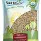 Food to Live Organic Omega-3 Seeds Mix with Flax, Chia and Sesame, 10 Pounds Non-GMO Whole Seeds, Raw, Kosher, Vegan. Rich in Om