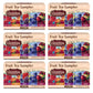 Celestial Seasonings Fruit Tea Sampler Herbal Variety Pack, Caffeine Free, 18 Tea Bags, Pack of 6, Black/Peach