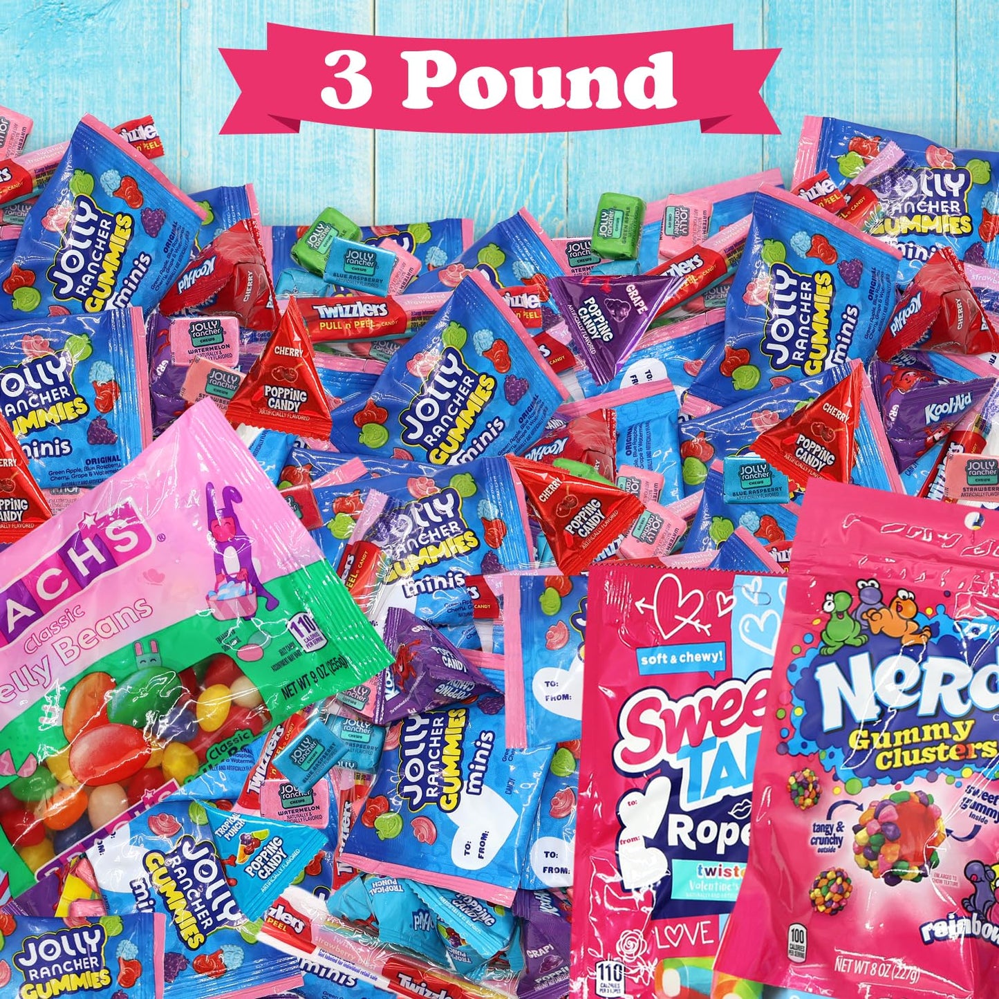 Easter Candy Bulk Variety Mix - 3 Lb Assorted Fruity And Chewy Candy For Egg Hunts, Easter Basket Fillers, Party Favors, And Spr