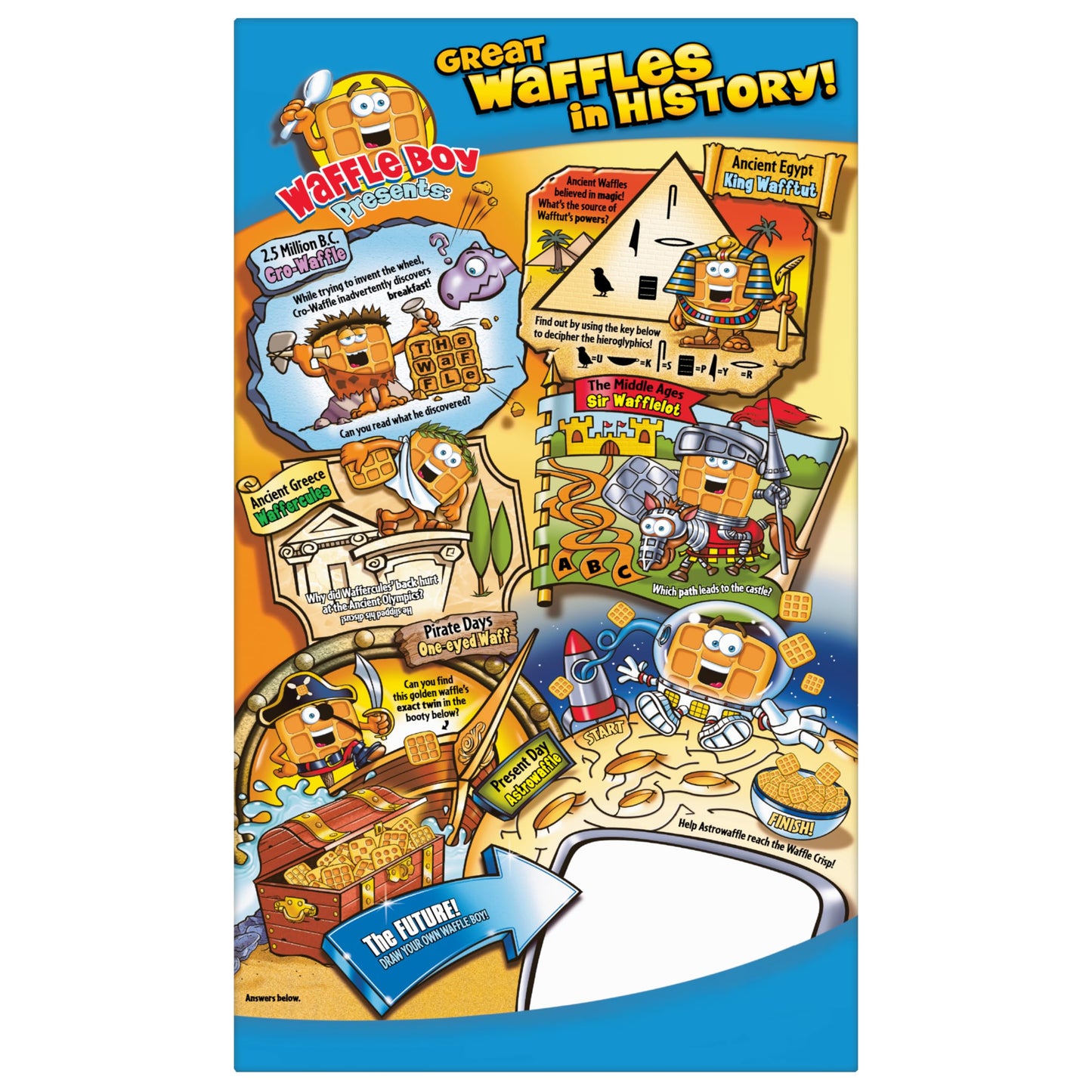 Post Waffle Crisp Breakfast Cereal, Sweetened Waffle Shaped Cereal, 20 OZ Box - Delicious & Crunchy Morning Delight