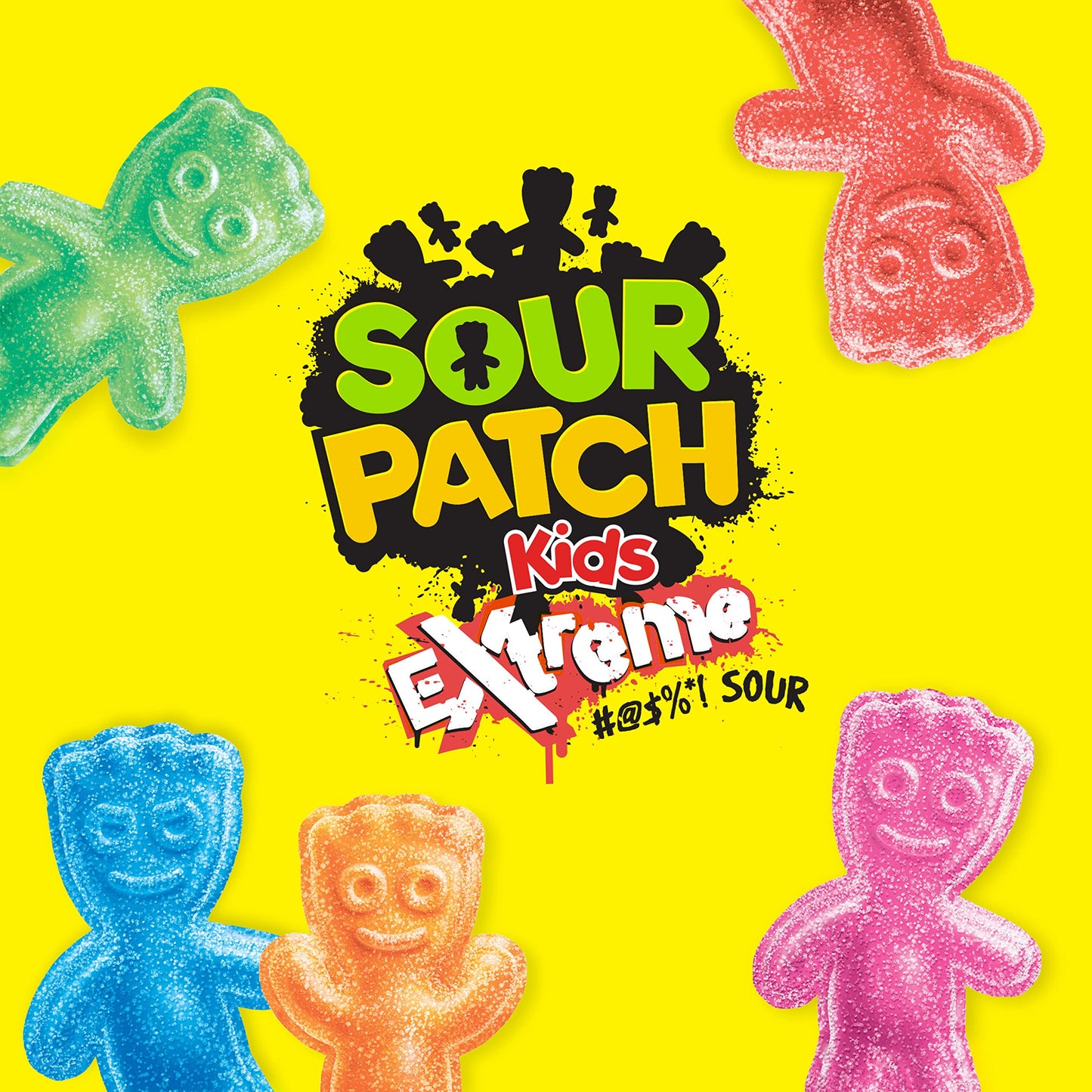 Sour Patch Kids Extreme Sour Soft & Chewy Candy, Bulk Candy, 12 - 3.5 Oz Boxes