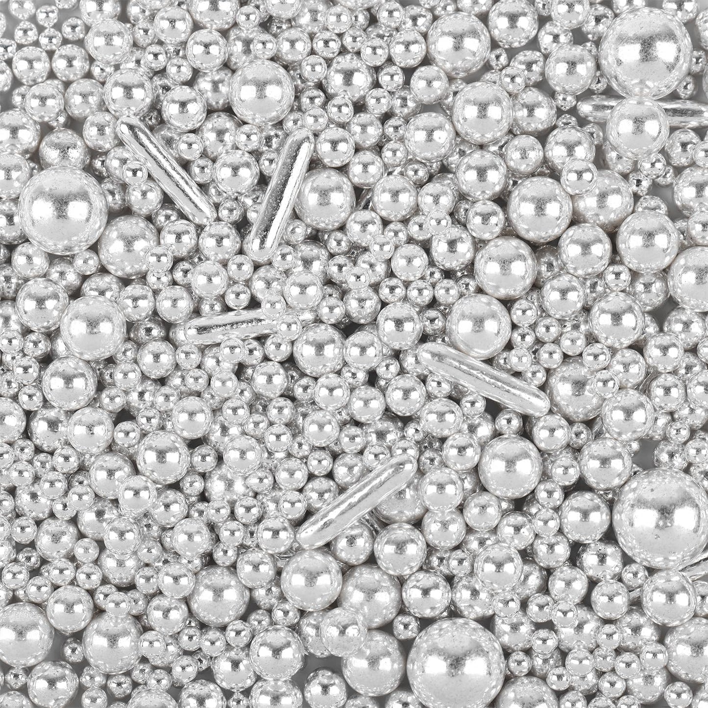 Cobakey Silver Sprinkles for Cake Decorating, 3.5 Ounces, Perfect for Cupcakes, Cookies, Ice Cream Toppings