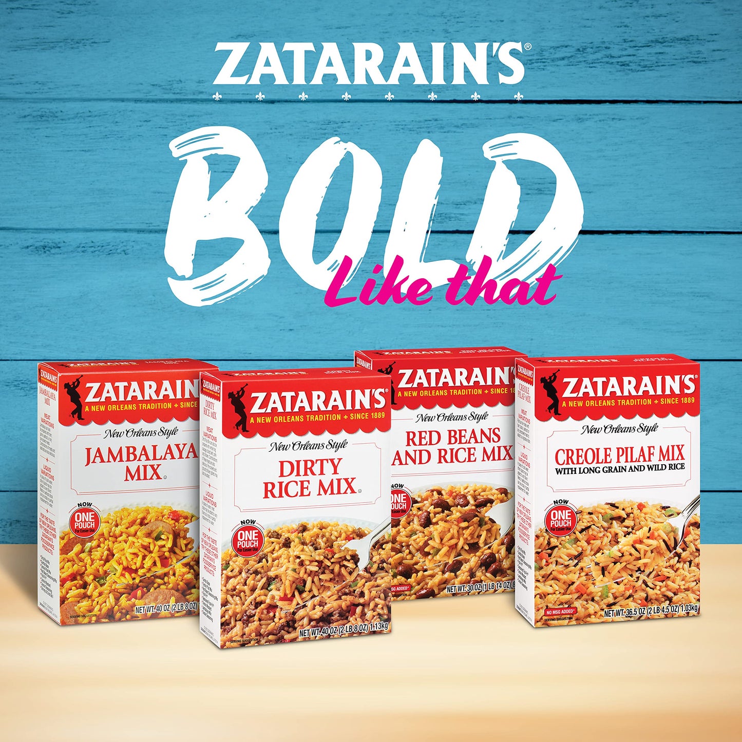 Zatarains Creole Pilaf Mix, New Orleans Style, 36.5 oz Box, Perfect with Sausage, Chicken, and Vegetables