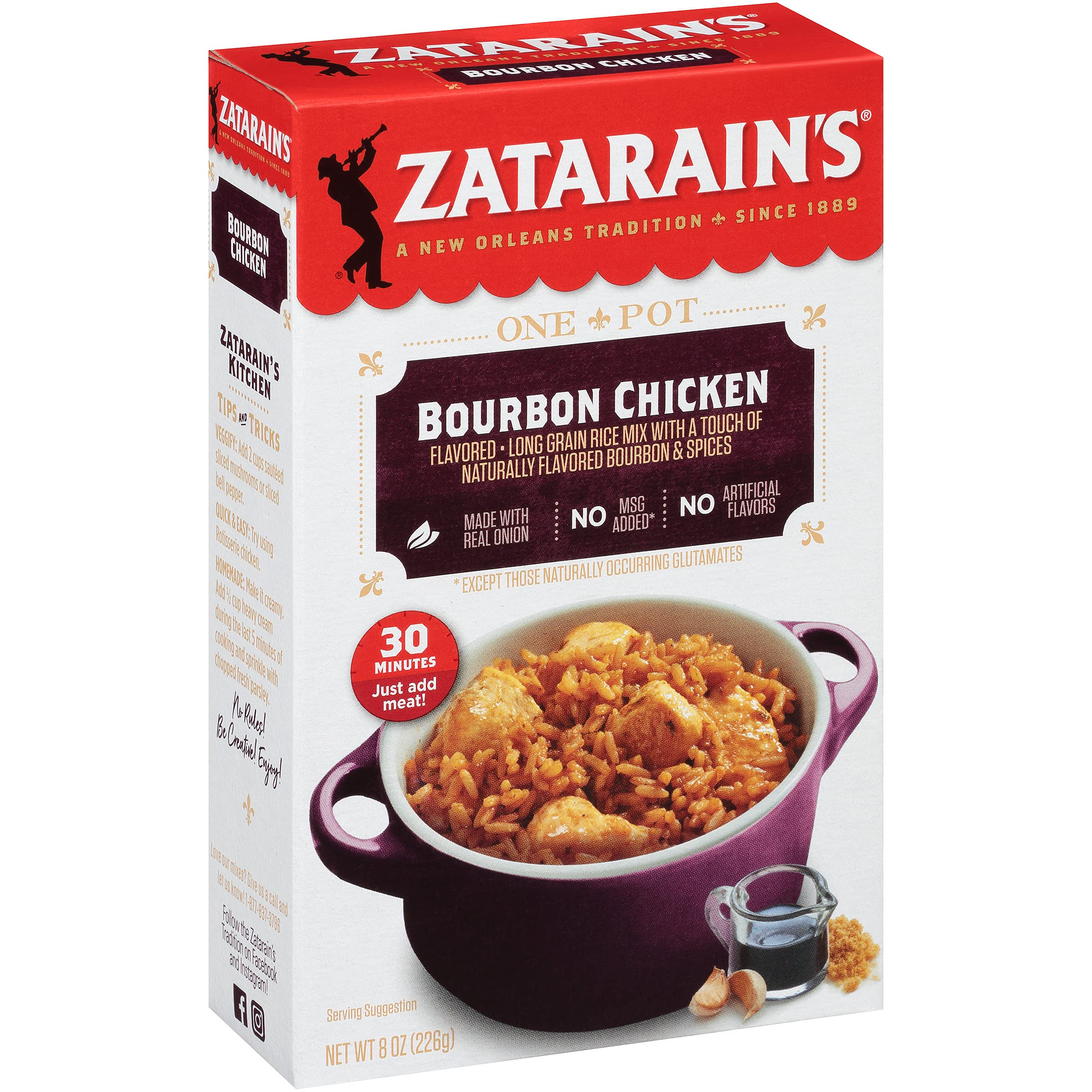 Zatarains spirit-inspired flavor Chicken Flavored Rice 8 oz – Groceryeshop