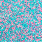 Sprinkle Deco Confetti Toppings for Cakes, Cookies, Cupcakes, Ice Cream, Donuts, 6 Ounce, Gender Reveal, Pink Blue White