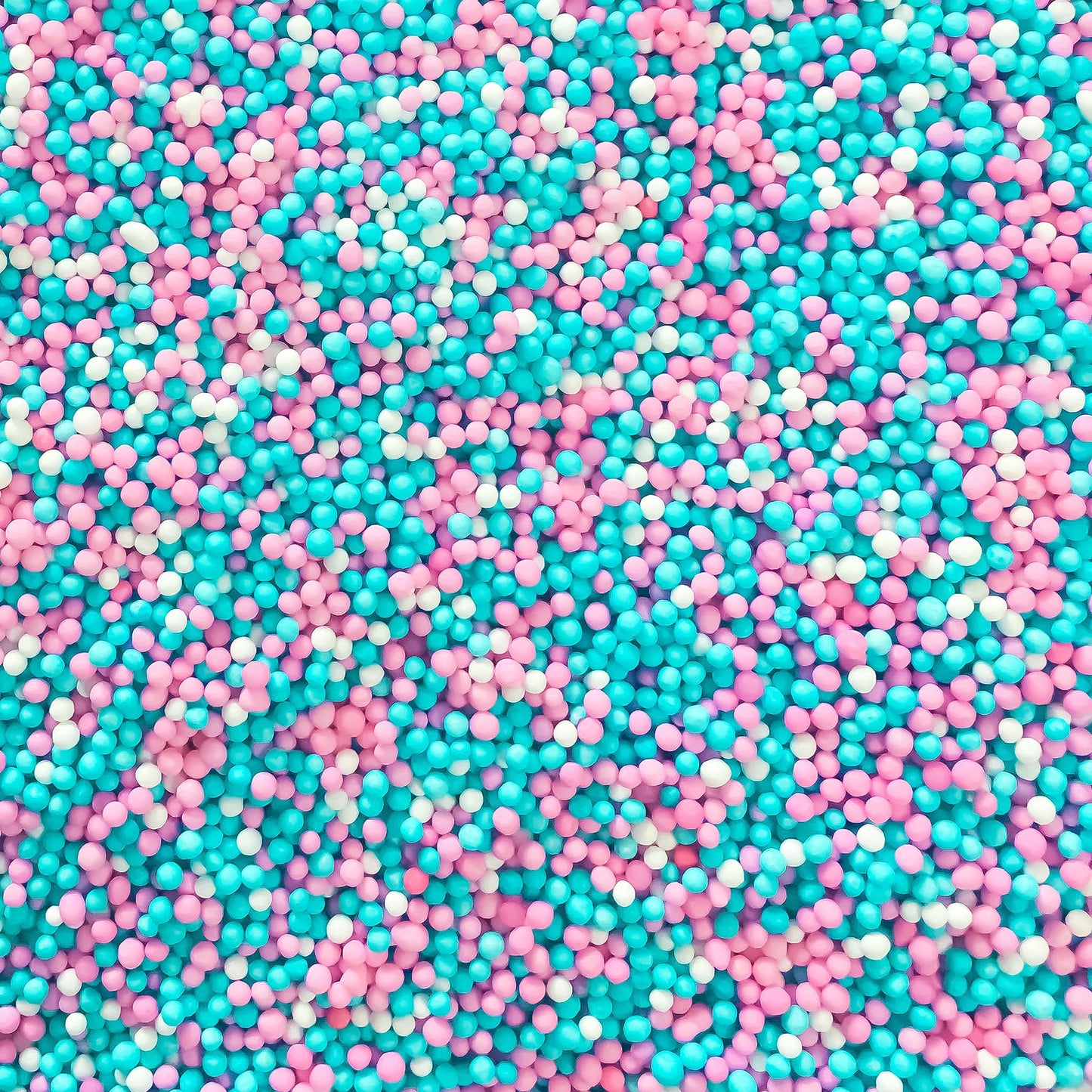 Sprinkle Deco Confetti Toppings for Cakes, Cookies, Cupcakes, Ice Cream, Donuts, 6 Ounce, Gender Reveal, Pink Blue White