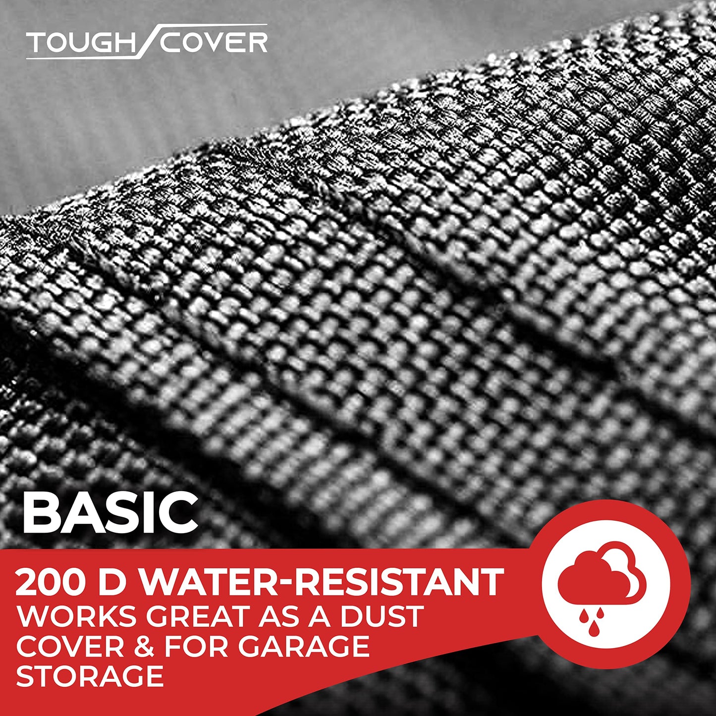 Tough Cover Basic Edition Atv Cover, Heavy Duty 210D Marine Grade Fabric, Quad Cover For Kawasaki, Honda, Polaris, Yamaha, And M