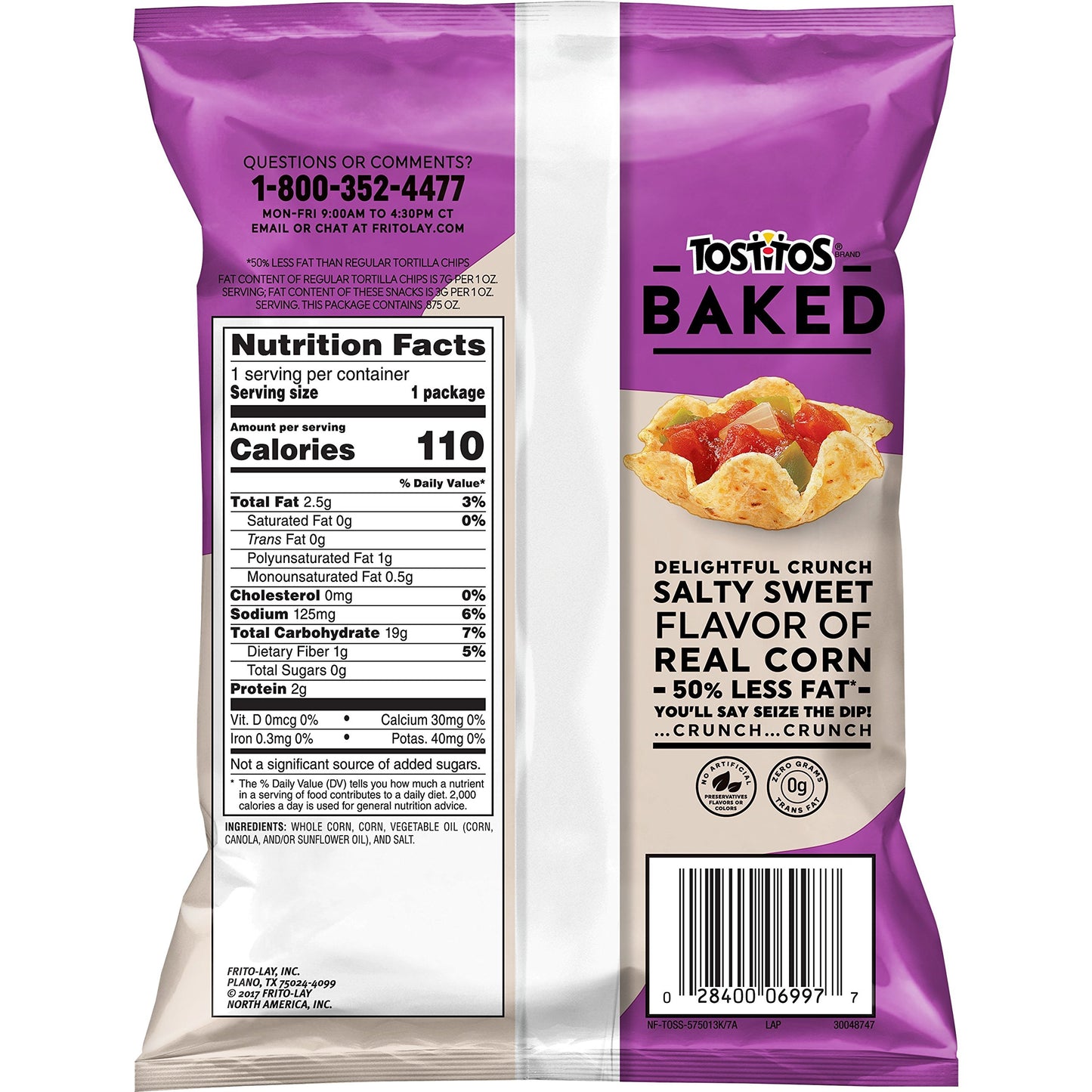 Tostitos Oven Baked Scoops Tortilla Chips, 72 Ounce (Pack of 1) - Healthy Snack, Crispy, Perfect for Dipping, Bulk Pack of 72