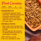 Cholula Seasoning Mix  Pork Carnitas  Mild Heat  For Tamales  Pulled Pork Tacos  Burrito Bowls  Dips and More  1.3 oz (Pack of 12)