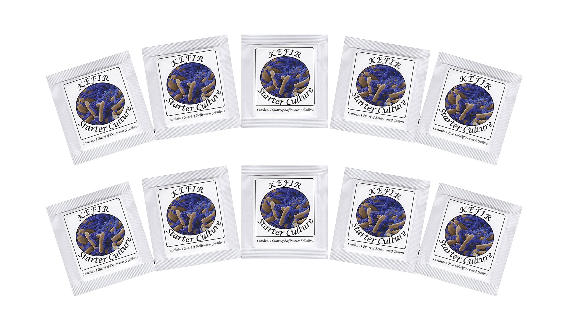 Kefir Starter Culture - Pack of 10 Freeze Dried Sachets (10)