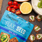 Flackers Organic Sea Salt Flaxseed  ers, Gluten Free, Vegan, Keto Snack, 5 Ounce (Pack of 12), Non GMO