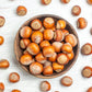 Organic Dry Roasted Blanched Hazelnuts with Himalayan Salt, 8 Pounds - Non-GMO, Oven Roasted Lightly Salted Whole Filberts, No O