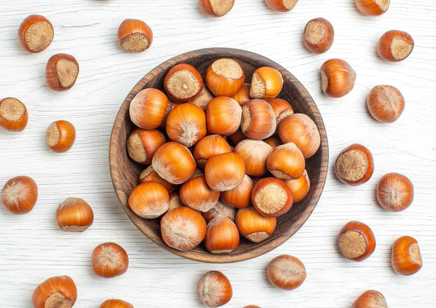 Organic Dry Roasted Blanched Hazelnuts with Himalayan Salt, 8 Pounds - Non-GMO, Oven Roasted Lightly Salted Whole Filberts, No O