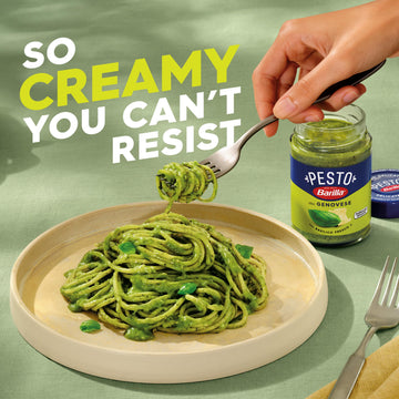 Barilla Pesto Genovese Sauce, 6.2 oz, Italian Basil Pesto, Pack of 1