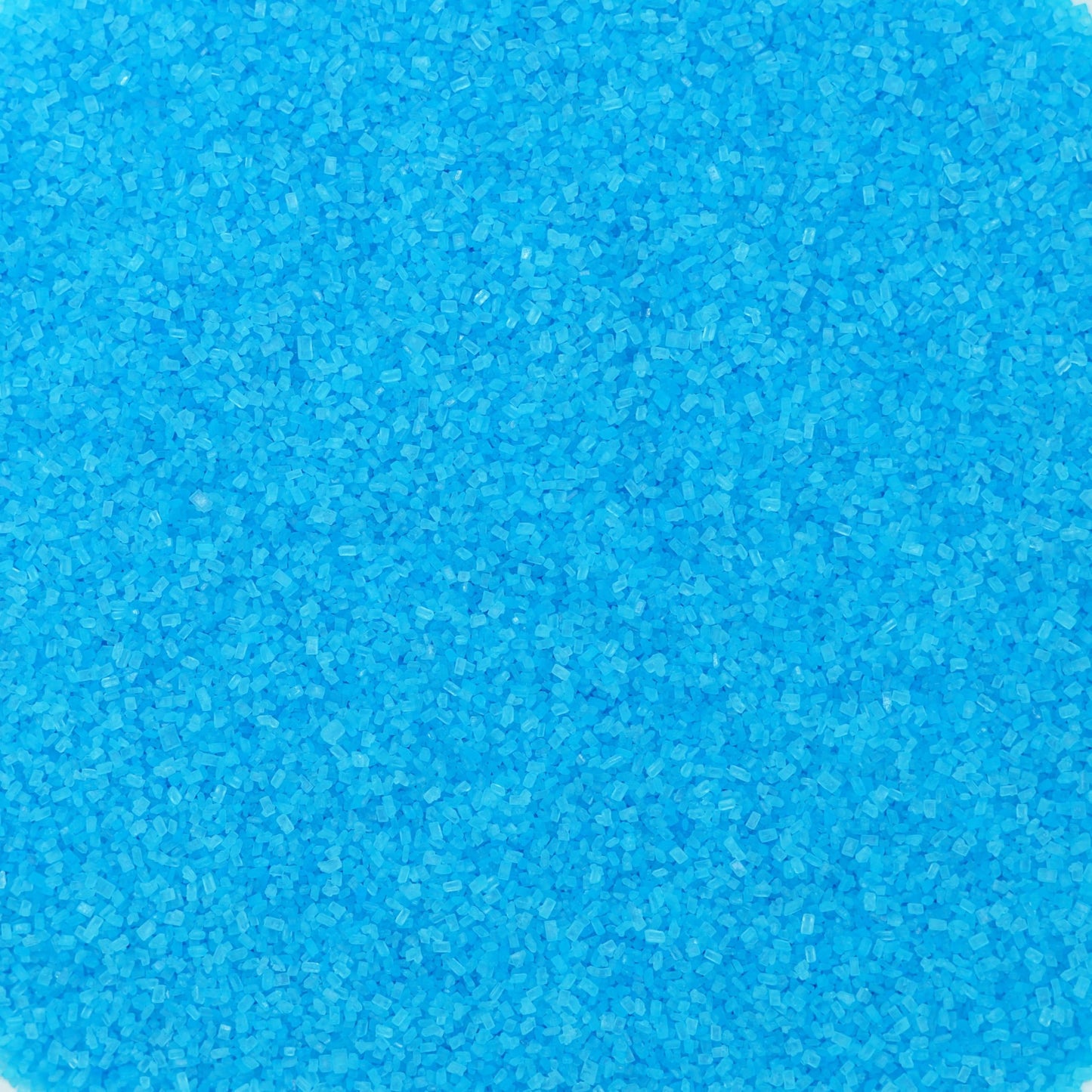 Wholesale Sugar Flowers Sky Blue Sugar Crystals for Baking Topping - 3.6 oz Ideal for Cakes, Cookies, Cupcakes & Desserts