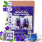 FRESHDRINKUS Blue Butterfly Pea Flower Tea Bags, 100% Natural, Vegan, 75 Count