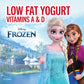 Yoplait Low Fat Kids Yogurt, Disney Frozen Variety Pack, Strawberry and Blueberry, Gluten Free Snacks, 8 Yogurt Cups