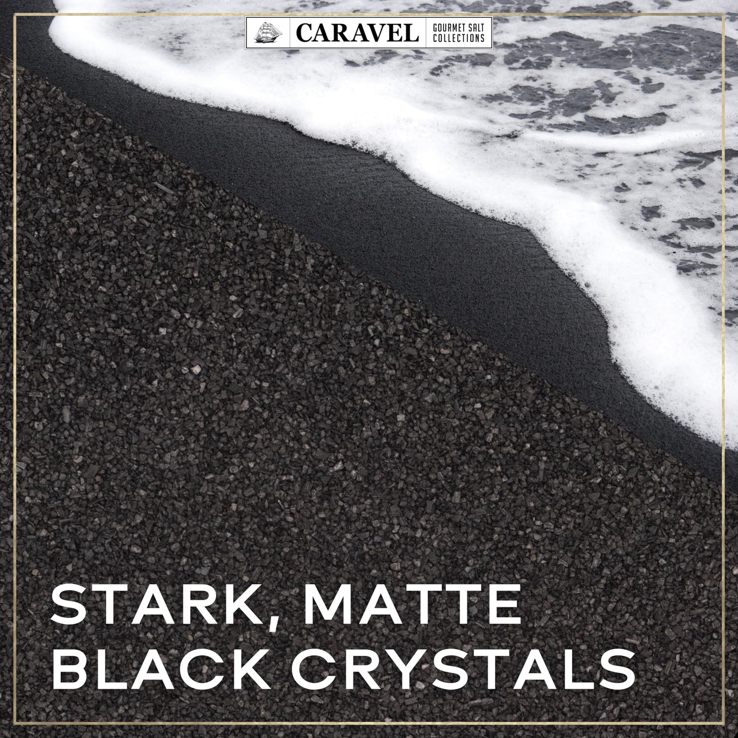 Hawaiian Black Lava Sea Salt - All-Natural Unrefined Hawaiian Sea Salt Infused with Activated Charcoal - Gorgeous Finishing Salt