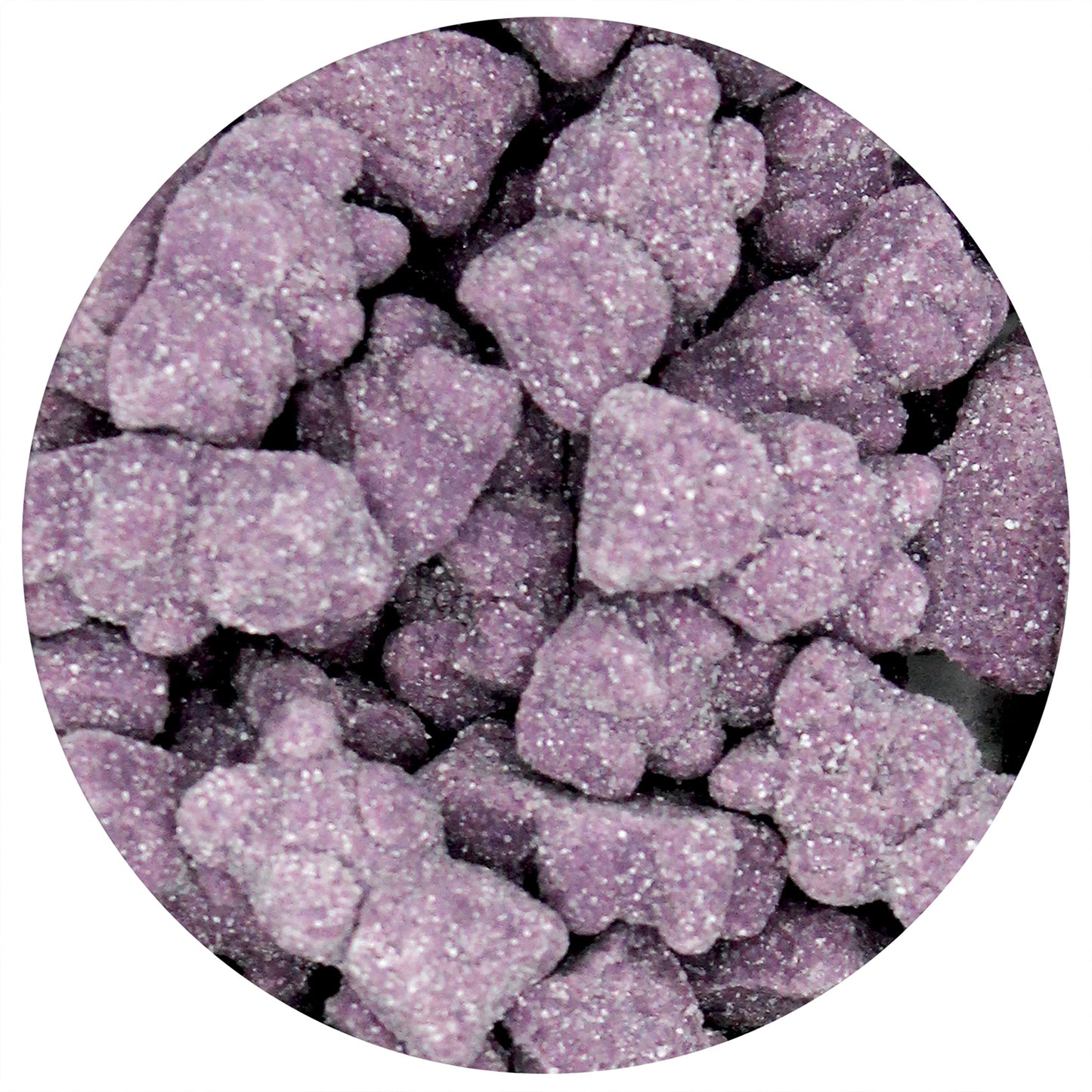 The Hampton Popcorn Company Purple Gummy Bears, 2.2 Pound Bag, Grape Flavor