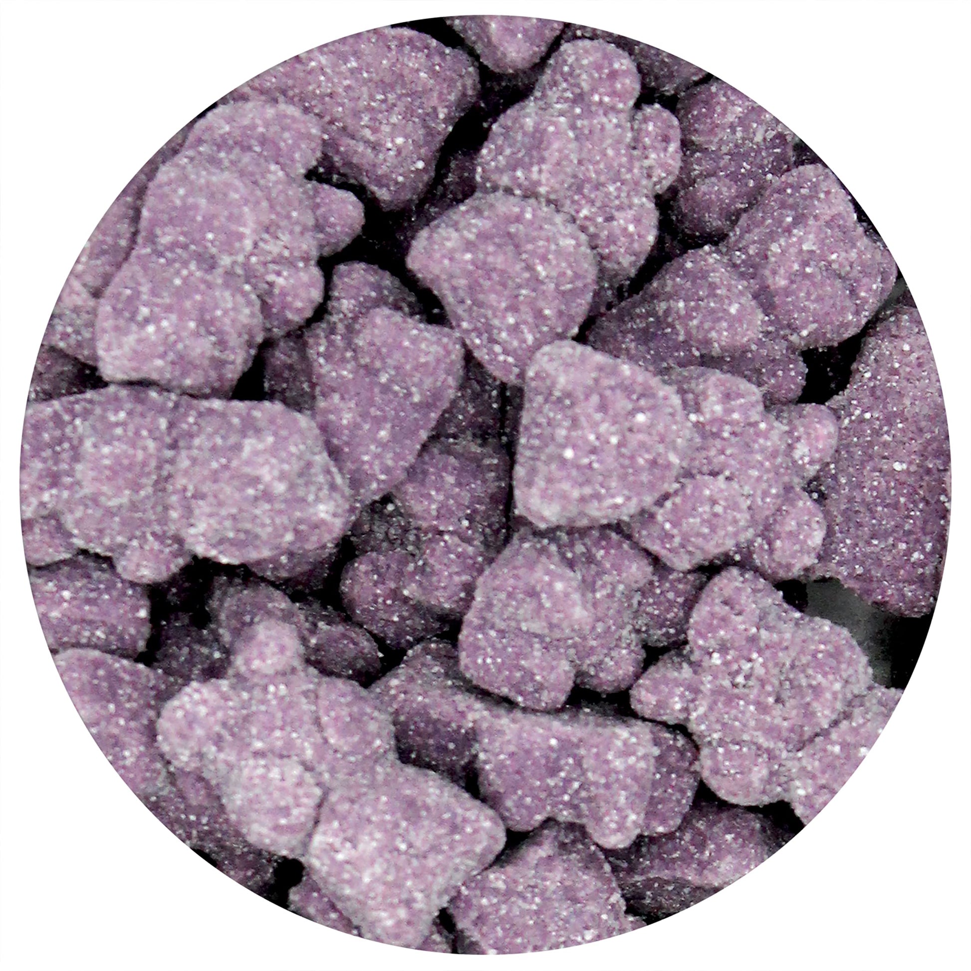 The Hampton Popcorn Company Purple Gummy Bears, 2.2 Pound Bag, Grape Flavor