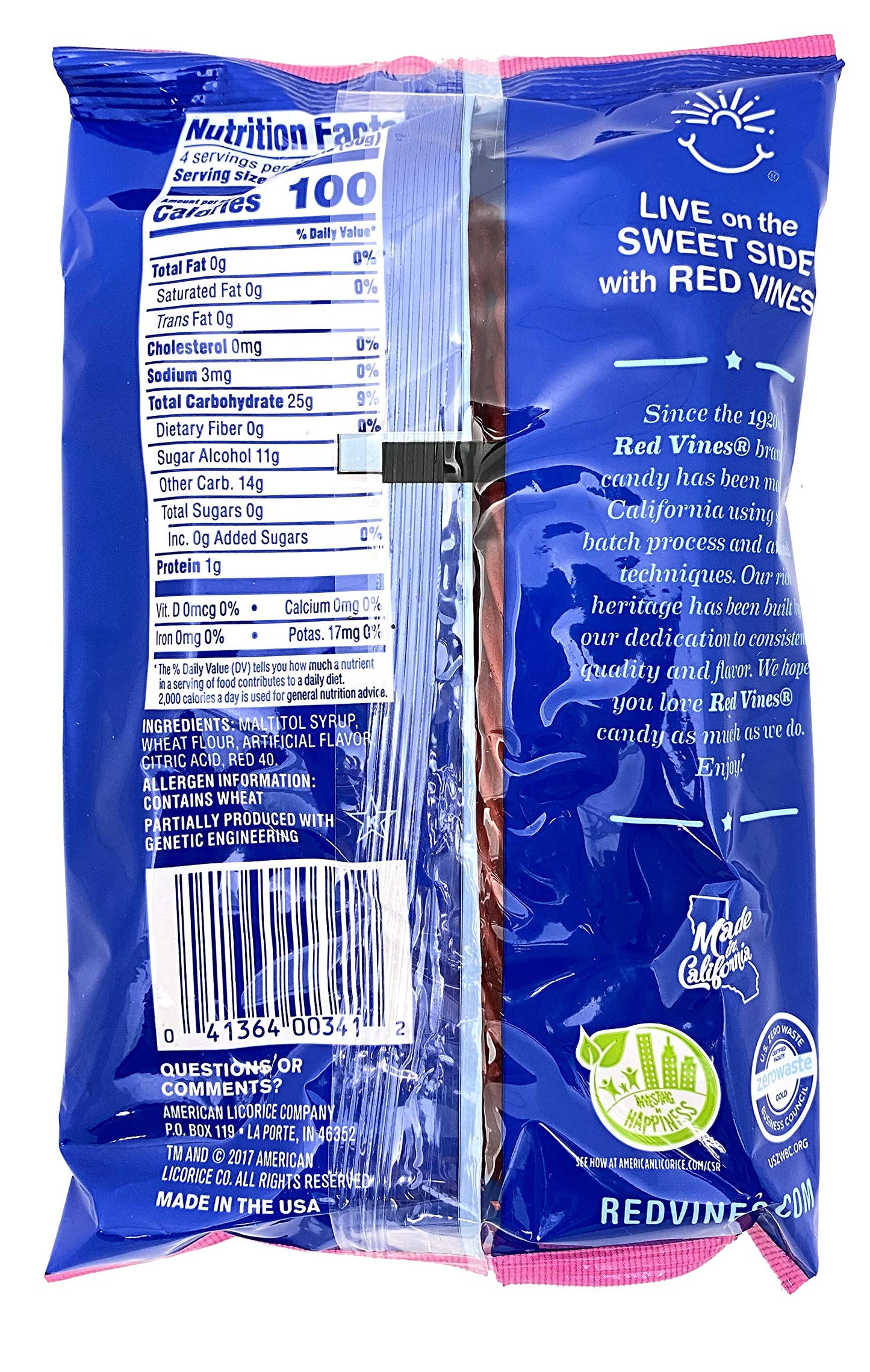 Sugar-Free Licorice Strawberry Twists - Fat Free, Sugar-Free Licorice Twists 5 Ounce (Pack Of 3)