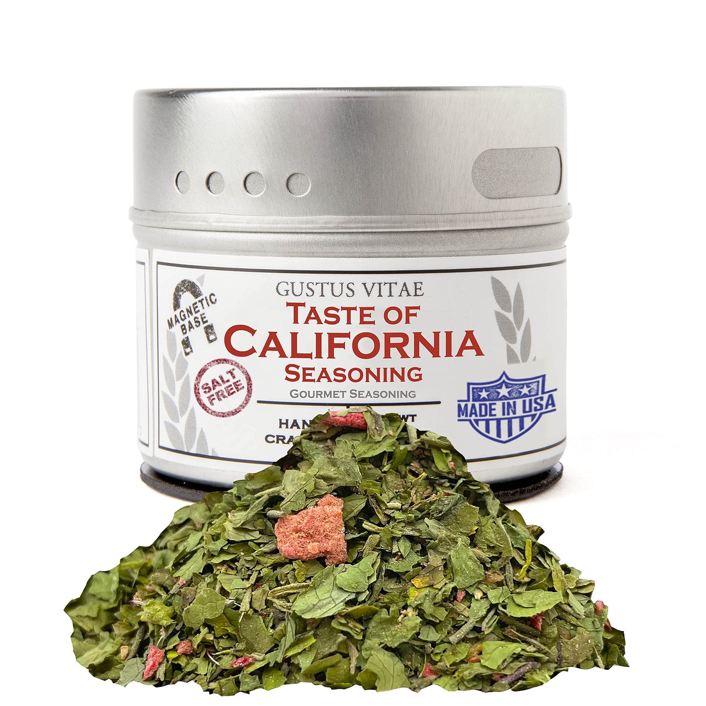 Gustus Vitae - Taste Of California - Authentic Artisanal Spice Blend - Gourmet Seasoning - Non Gmo - All Natural - Sustainably S