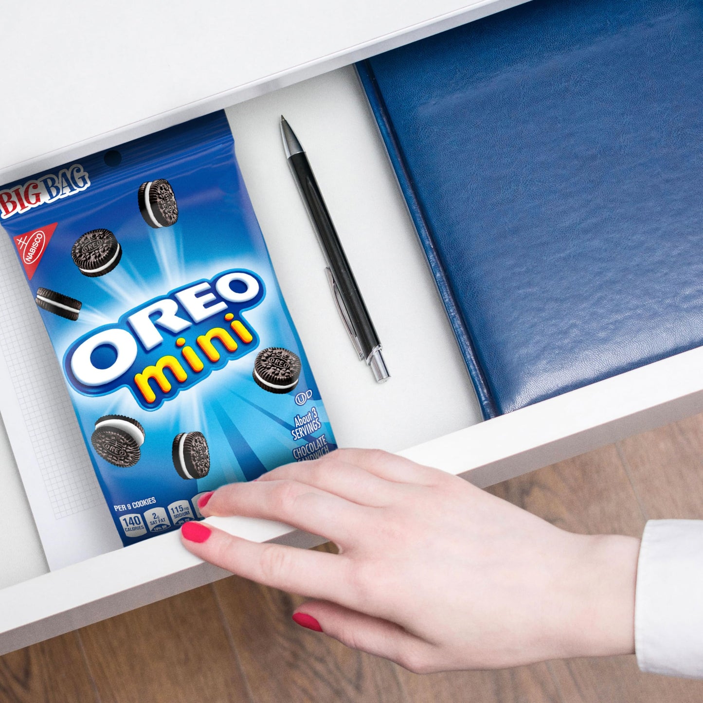 Oreo Mini Chocolate Sandwich Cookies, Big Bag, 12 -3 Oz Packs