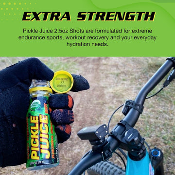 Pickle Juice Extra Strength Sports Drink Shots - Electrolyte Relief - 2.5 oz, 12 Pack - Transparent