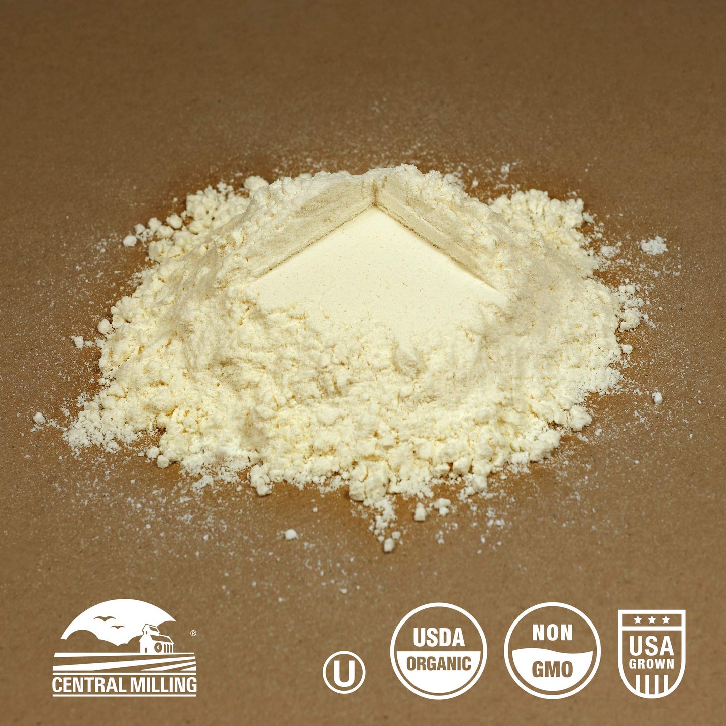CENTRAL MILLING Organic Artisan Bread Flour - 25 lbs - 100% Whole Grain