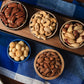 Delicious Orchards Sweet   & Fruit Gift Box - Assorted Fruits, Bakery, & Nuts - Decorative Packaging for Any Occasion