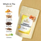 BREWIX Herbal Tea Bags, Turmeric Ashwagandha, Caffeine-Free, 20 Count, Resealable Pouch