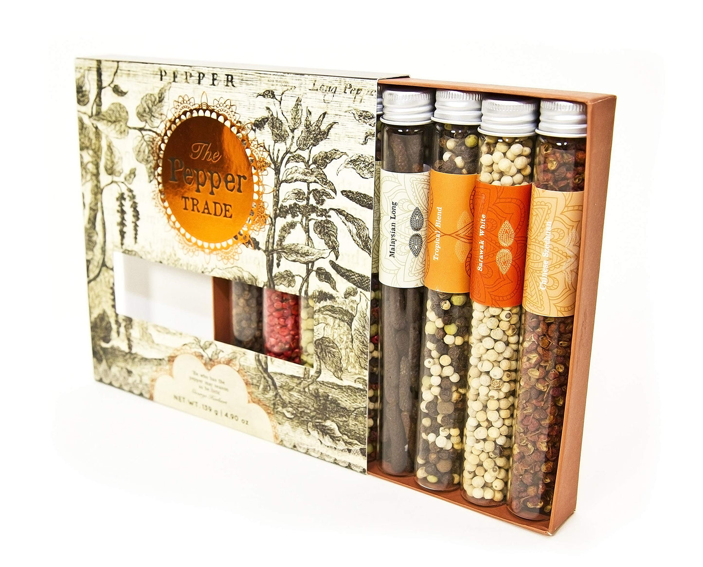 Eat.art Gourmet Peppercorn Blend Collection, 8 Pack Sampler Spice Gift Set for Grinders