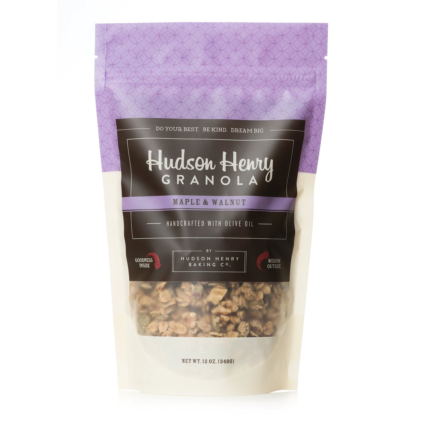 Hudson Henry Granola, Trio Delight (Pecan, Walnut, And Pistachio Granolas), 12 Oz. Package, Pack Of 3 | Non-Gmo Project Verified