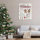 Stupell Industries Homemade Gingerbread Cookies Holiday Cooking Instructions, Designed by Anne Tavoletti Canvas Wall Art, 36 x 4
