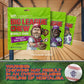 Big League Chew Sour Apple Bubble Gum 3-Pack - 2.12oz Packets - Green