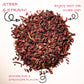Worldwide Botanicals Organic Hibiscus Tea, Loose Leaf, 8 oz, Cut and Sifted, 100% Egyptian Hibiscus sabdariffa